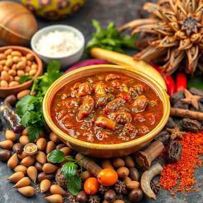 Ivorian Sauce Graine - Palm Nut Stew Recipe
